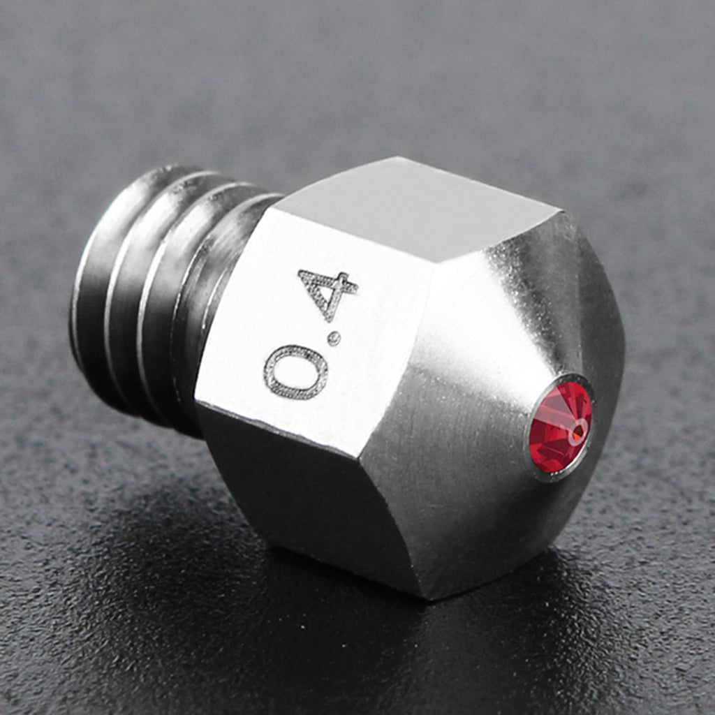 Extruder Ruby Nozzle MK8 0.4mm Nozzles Compatible With PETG ABS PET PEEK