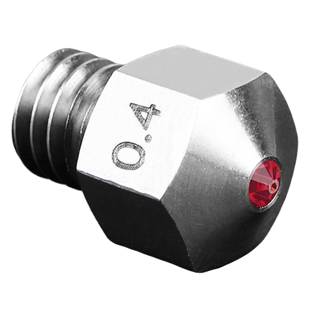 Extruder Ruby Nozzle MK8 0.4mm Nozzles Compatible With PETG ABS PET PEEK