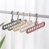 6pc Wardrobe Space Saver Clothes Closet Storage Hanger Organizer Light Blue