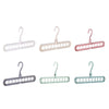 6pc Wardrobe Space Saver Clothes Closet Storage Hanger Organizer White