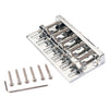 5 String Metal Bass Bridge with Slotted Bass Electric Guitar Bridge Parts