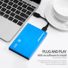 Blue High Speed USB 3.0 Mobile HDD Portable External Hard Disk Driver 500GB