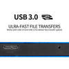 Blue High Speed USB 3.0 Mobile HDD Portable External Hard Disk Driver 500GB