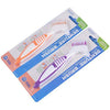 Double Sided Denture Cleaning Brushes Set Multi-Layered False Teeth Brush 4x