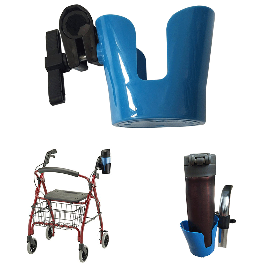 Universal Plastic Cup Holder for Wheelchair Walker Rollator Bike Stroller