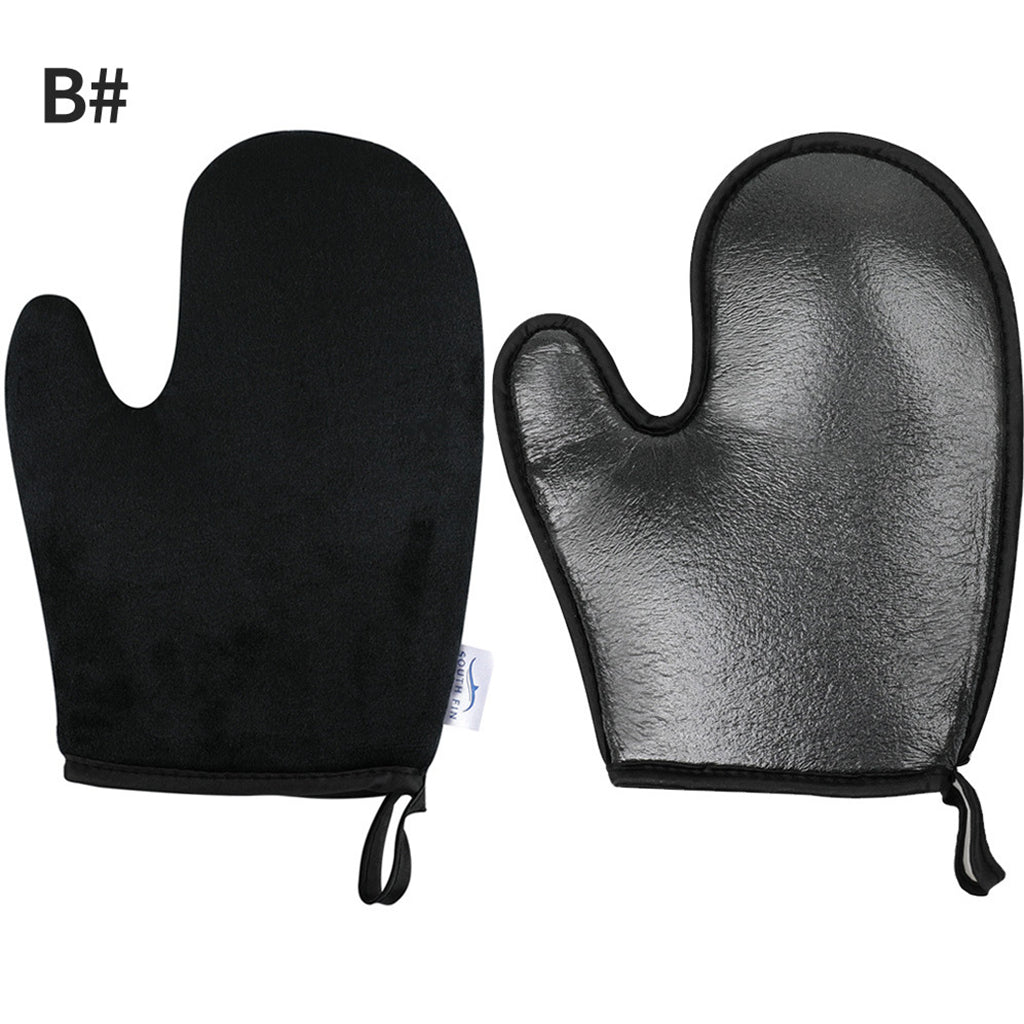 4 In 1 Back and Body Self Tanning Mitts Set Fake Tan Applicators Black 02