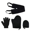 4 In 1 Back and Body Self Tanning Mitts Set Fake Tan Applicator Black 01