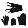 4 In 1 Back and Body Self Tanning Mitts Set Fake Tan Applicator Black 01