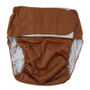 Reusable Adult Cloth Diapers Pants Washable One Size Incontinence Aid Coffee