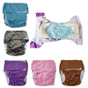 Reusable Adult Cloth Diapers Pants Washable One Size Incontinence Aid Blue