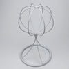 Balloon Shape Tabletop Decorative Metal Wig Hat Caps Holder Display Stand 27.5cm