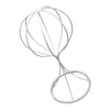 Balloon Shape Tabletop Decorative Metal Wig Hat Caps Holder Display Stand 27.5cm