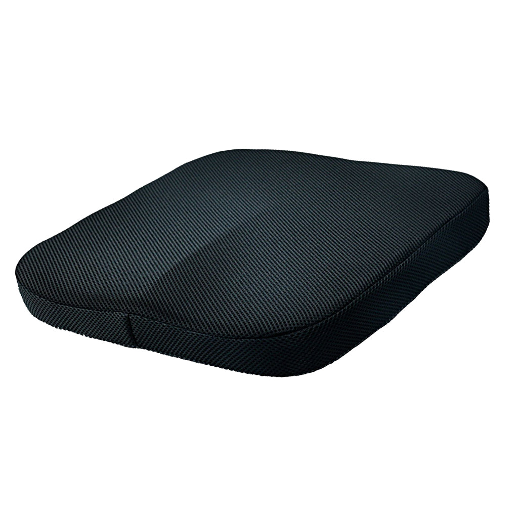 MemoryFoam Seat Pad Car Chair Seat Cushion Office Chair Wheelchair Mat Black