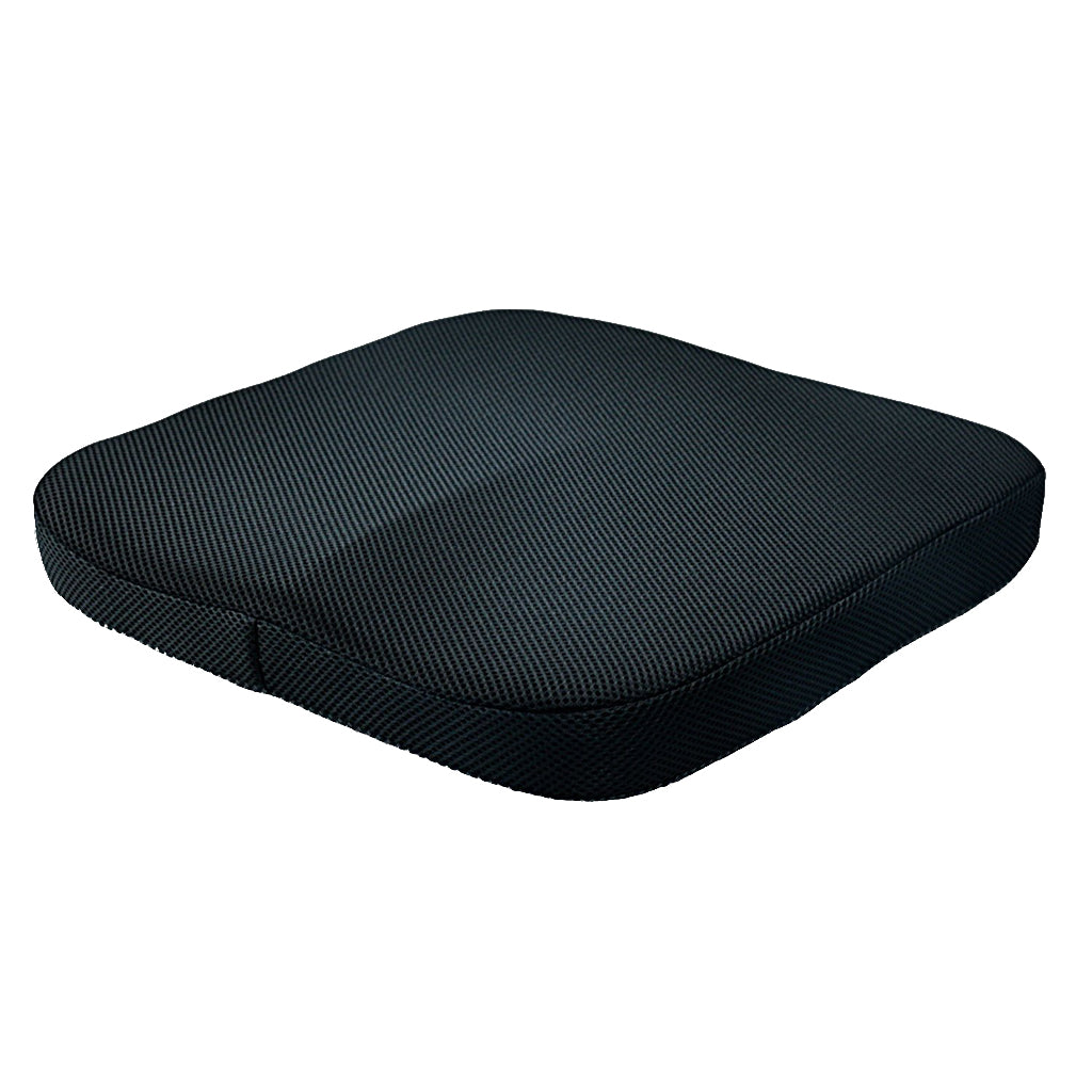 MemoryFoam Seat Pad Car Chair Seat Cushion Office Chair Wheelchair Mat Black