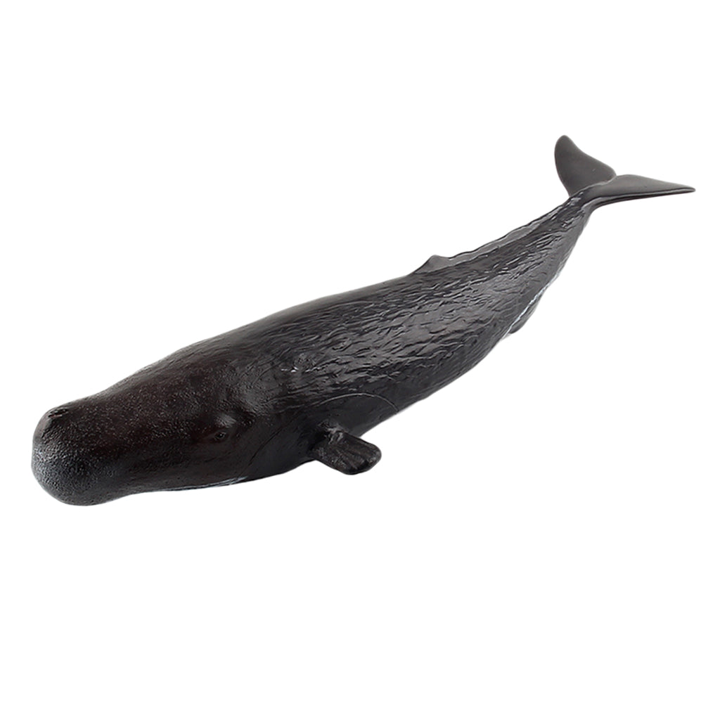 Realistic Whale Animal Model Education Soft Figure Kids Toy Sperm Whale