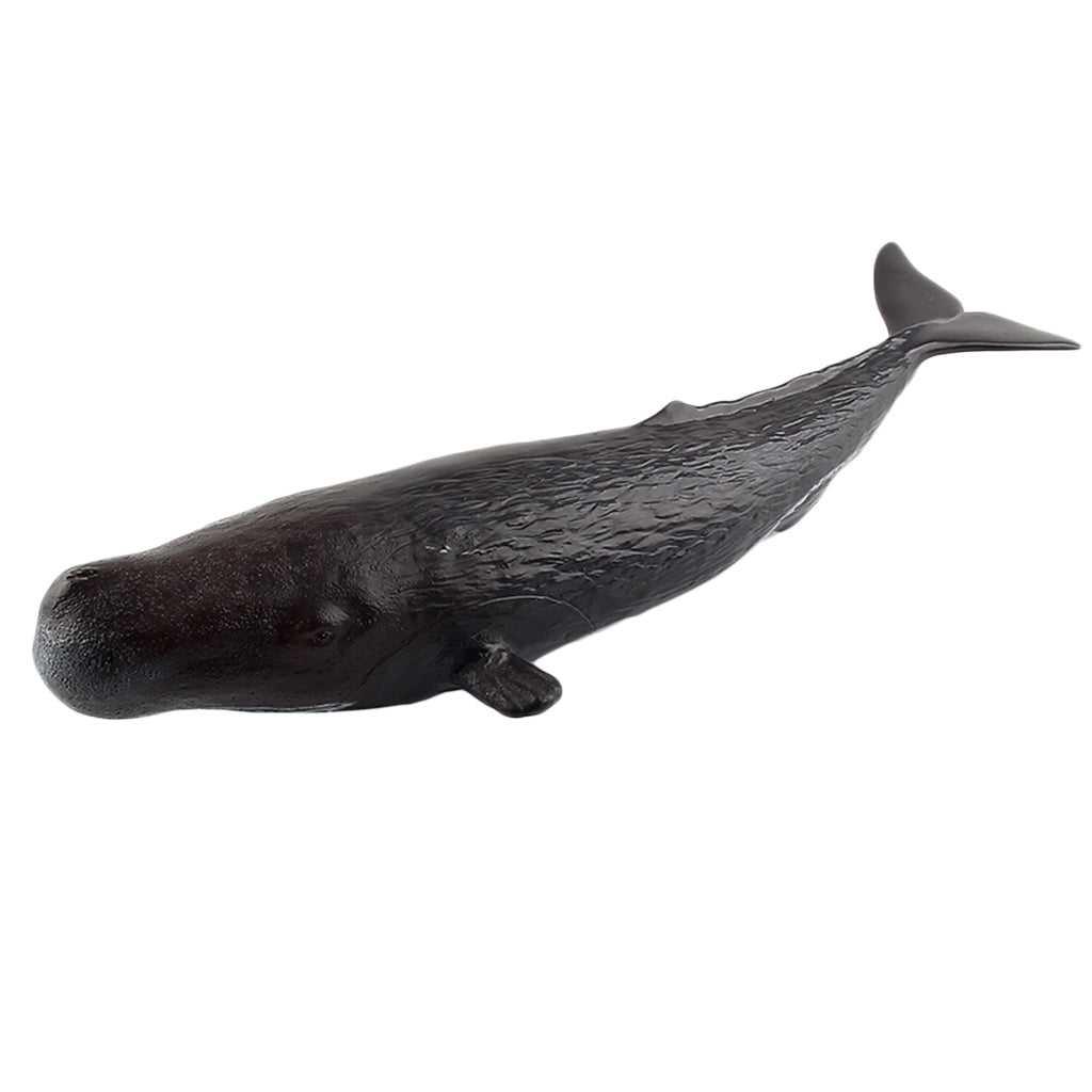 Realistic Whale Animal Model Education Soft Figure Kids Toy Sperm Whale
