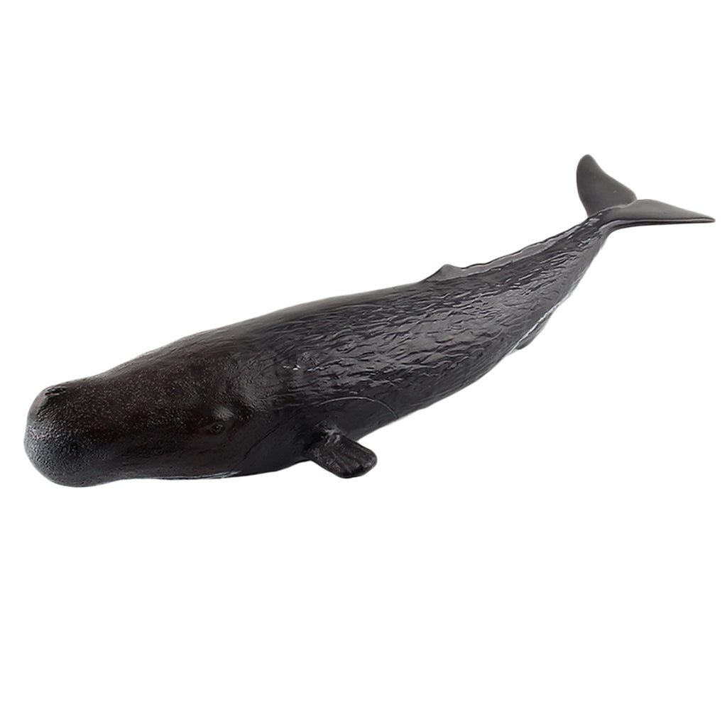 Realistic Whale Animal Model Education Soft Figure Kids Toy Sperm Whale
