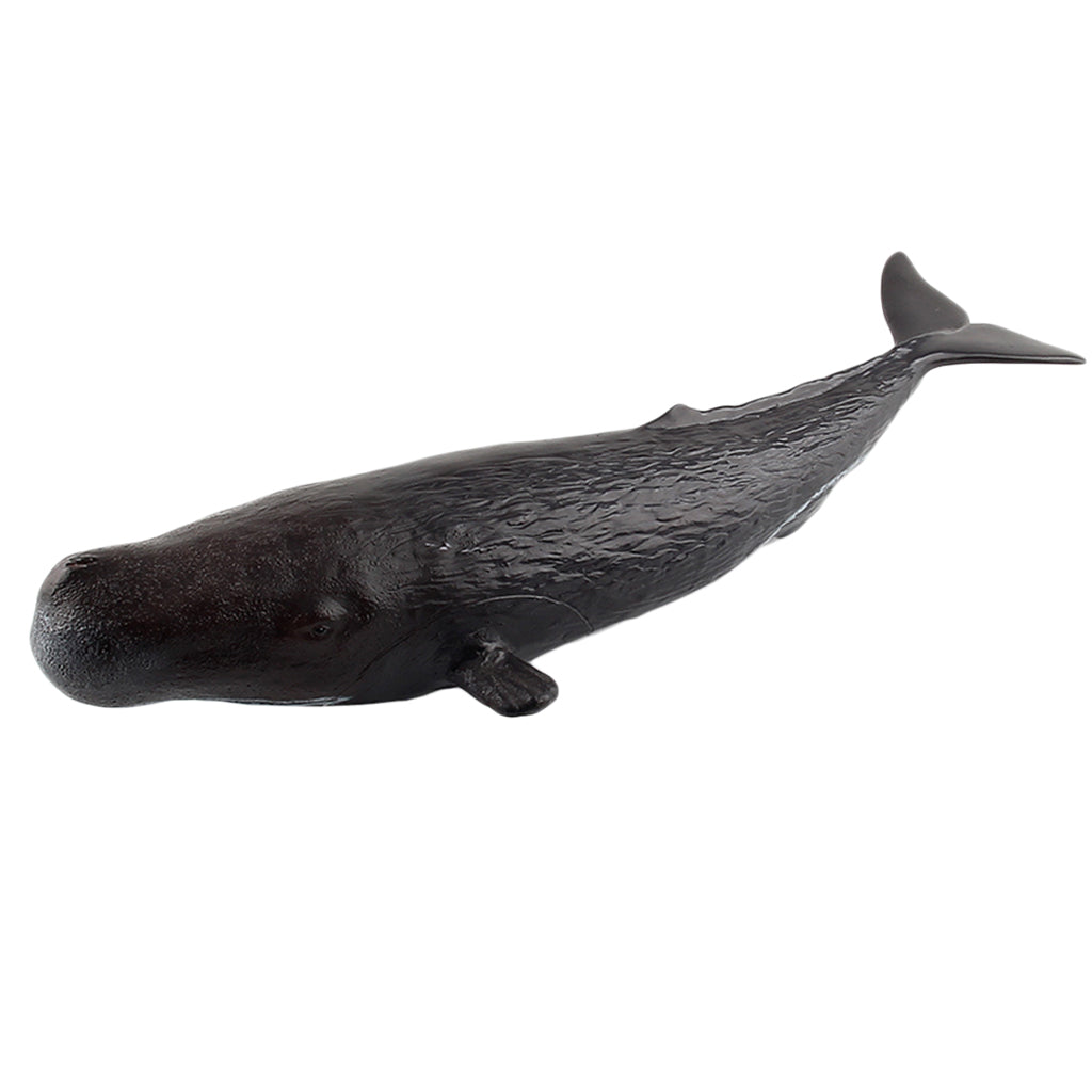 Realistic Whale Animal Model Education Soft Figure Kids Toy Sperm Whale