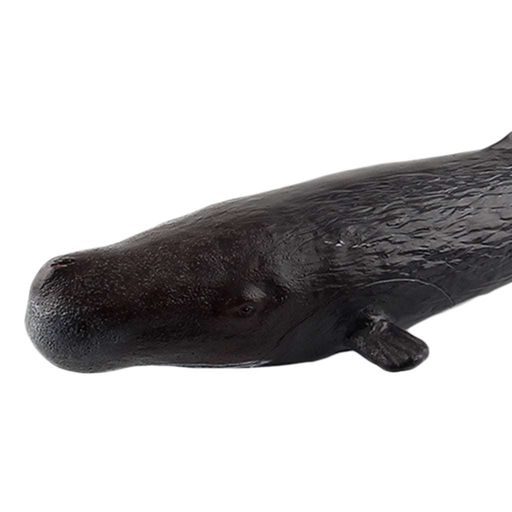 Realistic Whale Animal Model Education Soft Figure Kids Toy Sperm Whale