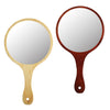 Durable Wooden Hand Held Mirror For Women Makeup Tattoo Beauty Wood