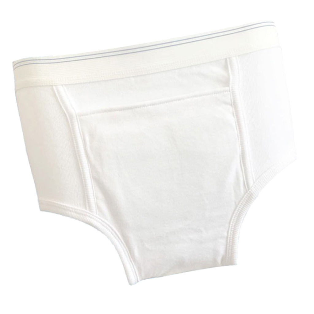 Washable Absorbency Incontinence Aid Cotton Underwear Briefs for Men XL