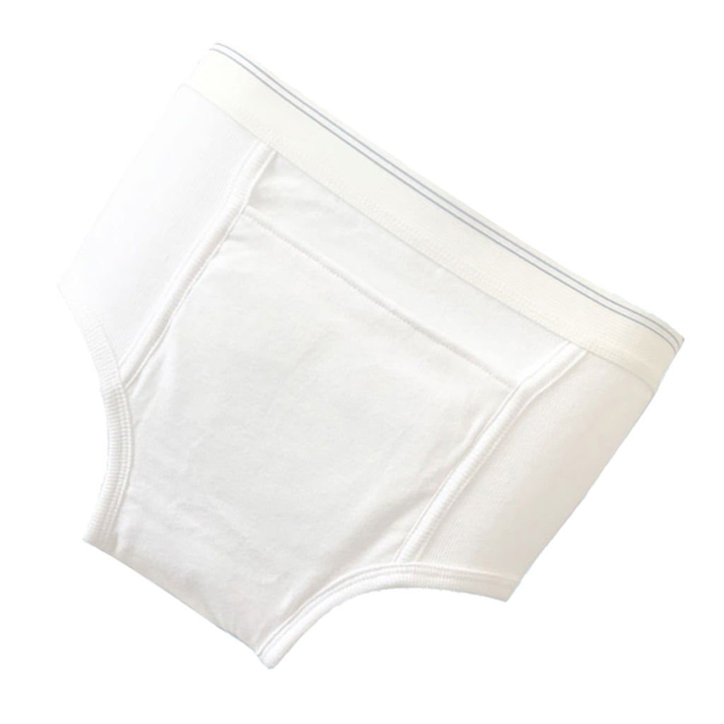 Washable Absorbency Incontinence Aid Cotton Underwear Briefs for Men XL