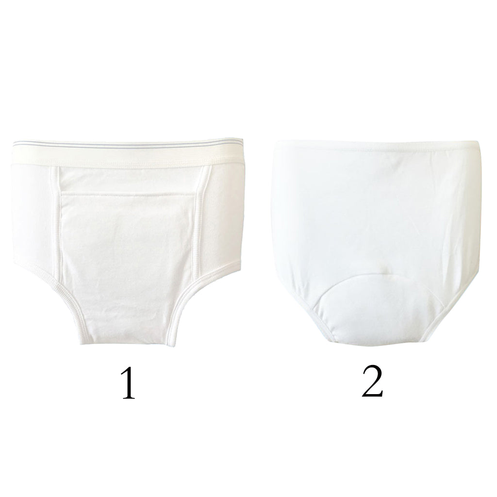 Washable Absorbency Incontinence Aid Cotton Underwear Briefs for Men S