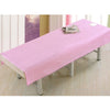 Beauty Massage SPA Treatment Bed Table Cover Sheet w/Face Hole Pink