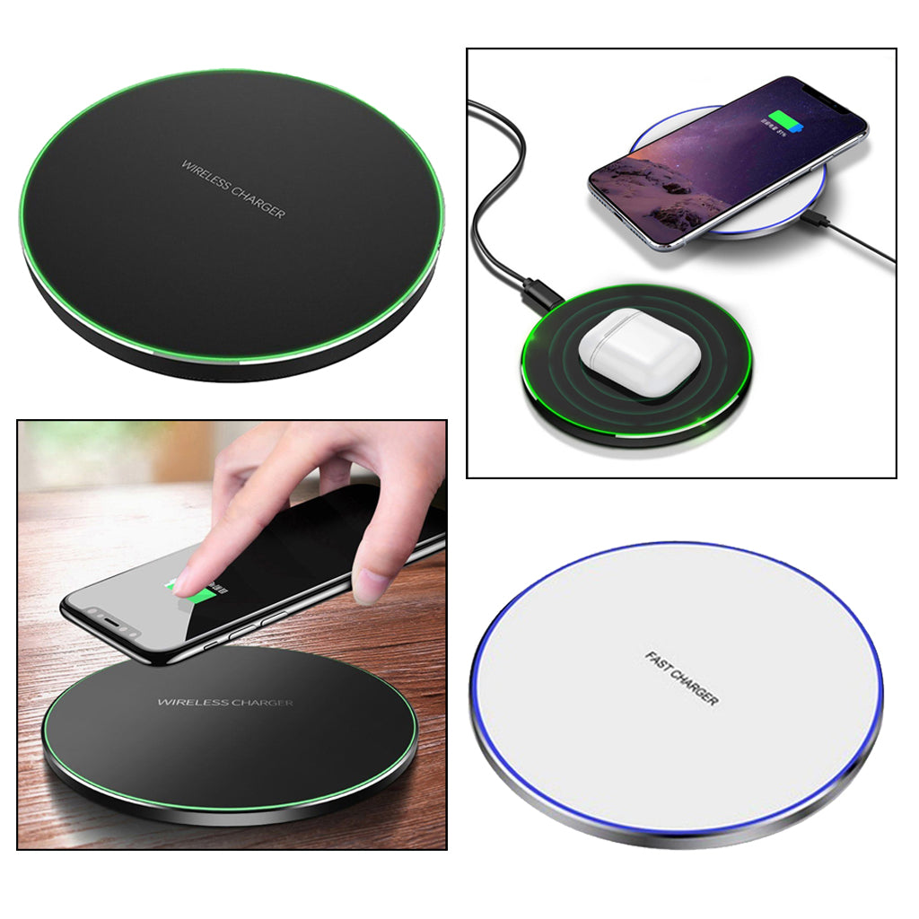 Wireless Charger 10W for Samsung Galaxy S9 S9 Plus Note 8 S6 Edge S7 Edge Black