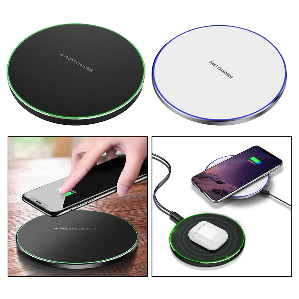 Wireless Charger 10W for Samsung Galaxy S9 S9 Plus Note 8 S6 Edge S7 Edge Black