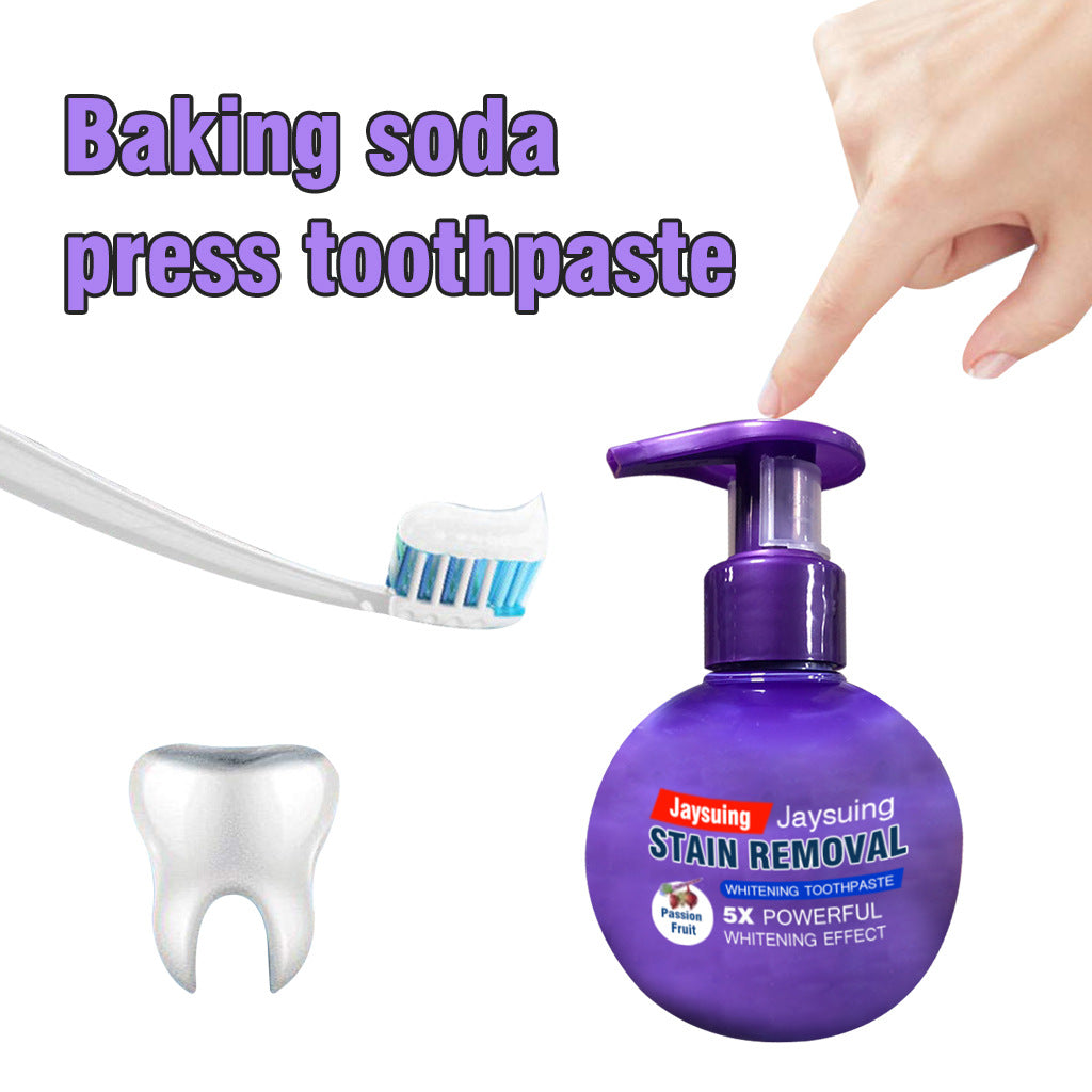 Stain Removal Whitening Toothpaste Fight Bleeding Gums Fresh Passionfruit