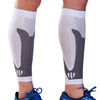 1 Pair Sports  Running Calf Compression Sleeves Leg Guard Wrap White XL