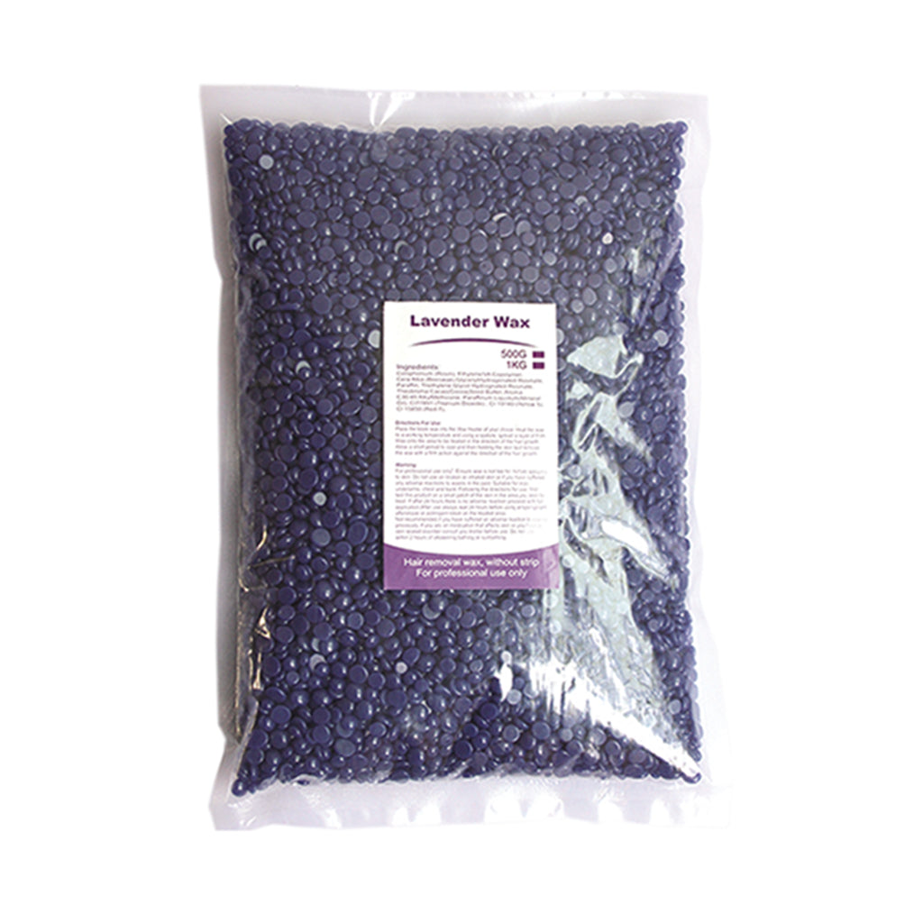 1000g Wax Beans Hair Removal Face Leg Depilatory Hard Wax Pellets Lavender