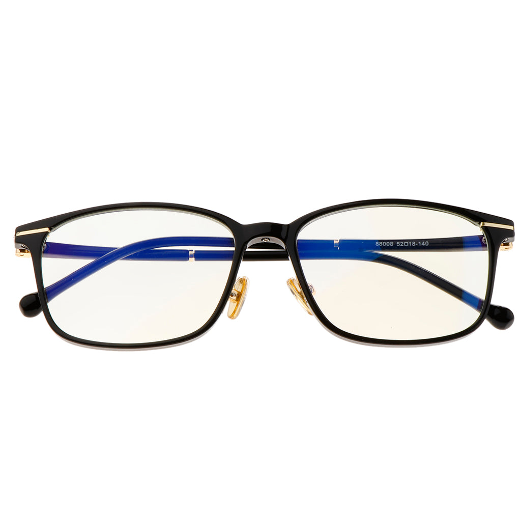 Blue Light Blocking Glasses Computer Use Anti Eyestrain Eyeglass Black