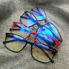 Blue Light Blocking Glasses Computer Use Anti Eyestrain Eyeglass Black