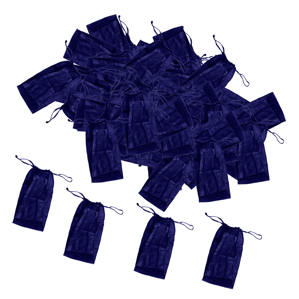 100X Women Disposable Non-woven Underwear Panties for Beauty Spa Sauna Blue