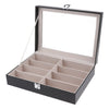 Durable Glasses Sunglass Organizer Display Case Watches Jewelry Storage Box