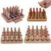 Stroke Hemiplegia Patients Finger Exerciser Orthotics Training Wood Board S