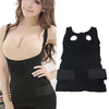 Invisible Women Waist Cincher Tummy Control Shapewear Compression Vest Black