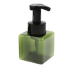 2Pcs 250ml Square Foam Lotion Pump Bottle Dispenser Vials Jar Dark Green