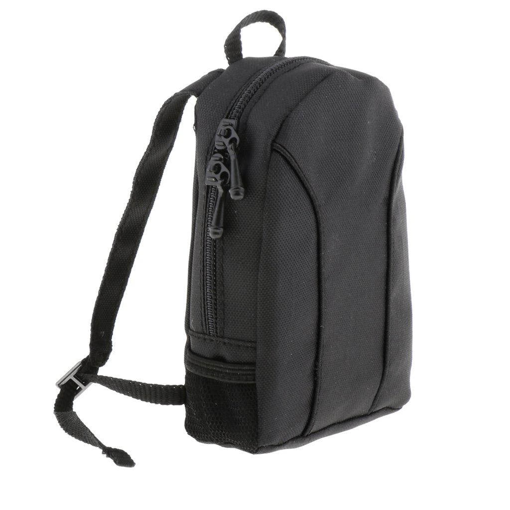 1/6 Scale Laptop Bag Backpack for 12" Male Action Figure Black