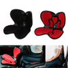 Back Support Seat Cushion Posture Orthopedic Correction Seat Pads Black