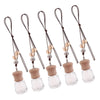 5Pcs Home Car Hanging Perfume Bottle Essential Oil Pendant Decor Vials 02