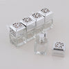 5Pcs 6ML Car Perfume Bottle Essential Oil Fragrance Diffuser Vials Sliver