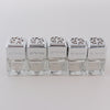 5Pcs 6ML Car Perfume Bottle Essential Oil Fragrance Diffuser Vials Sliver