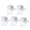 5Pcs 6ML Car Perfume Bottle Essential Oil Fragrance Diffuser Vials Sliver