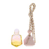 5Pcs 6ML Car Hanging Perfume Bottle Essential Oil Pendant Decor Yellow