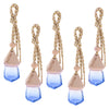 5Pcs 6ML Car Hanging Perfume Bottle Essential Oil Pendant Decor Dark Blue