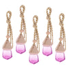 5Pcs 6ML Car Hanging Perfume Bottle Essential Oil Pendant Decor Purple