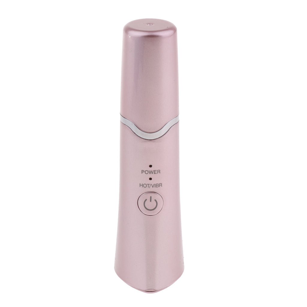 USB Vibration Face Eye Massager Wand Relieve Dark Circle Puffiness Rose Gold